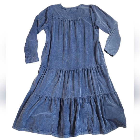 Anthropologie Blue Midi Dress - Picture 3 of 11